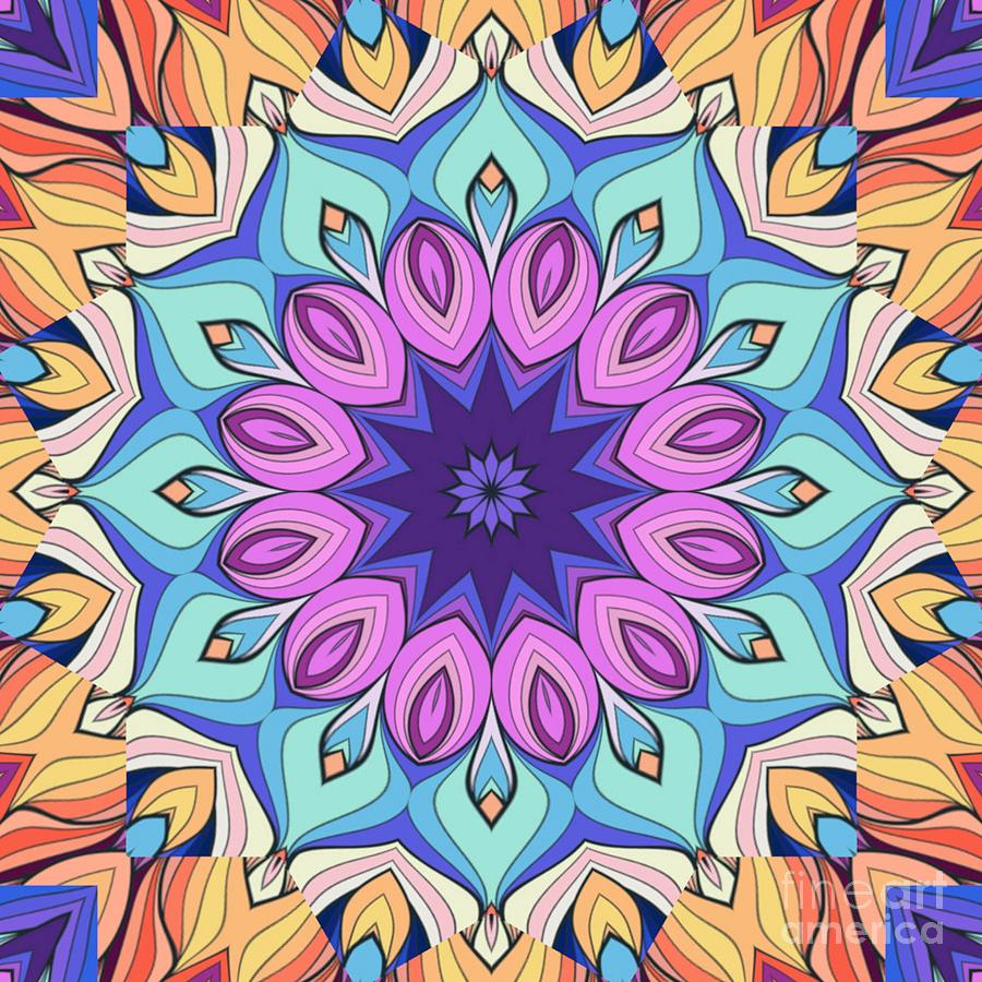 Symmetry 1106 Mandala Inspired Creation Digital Art