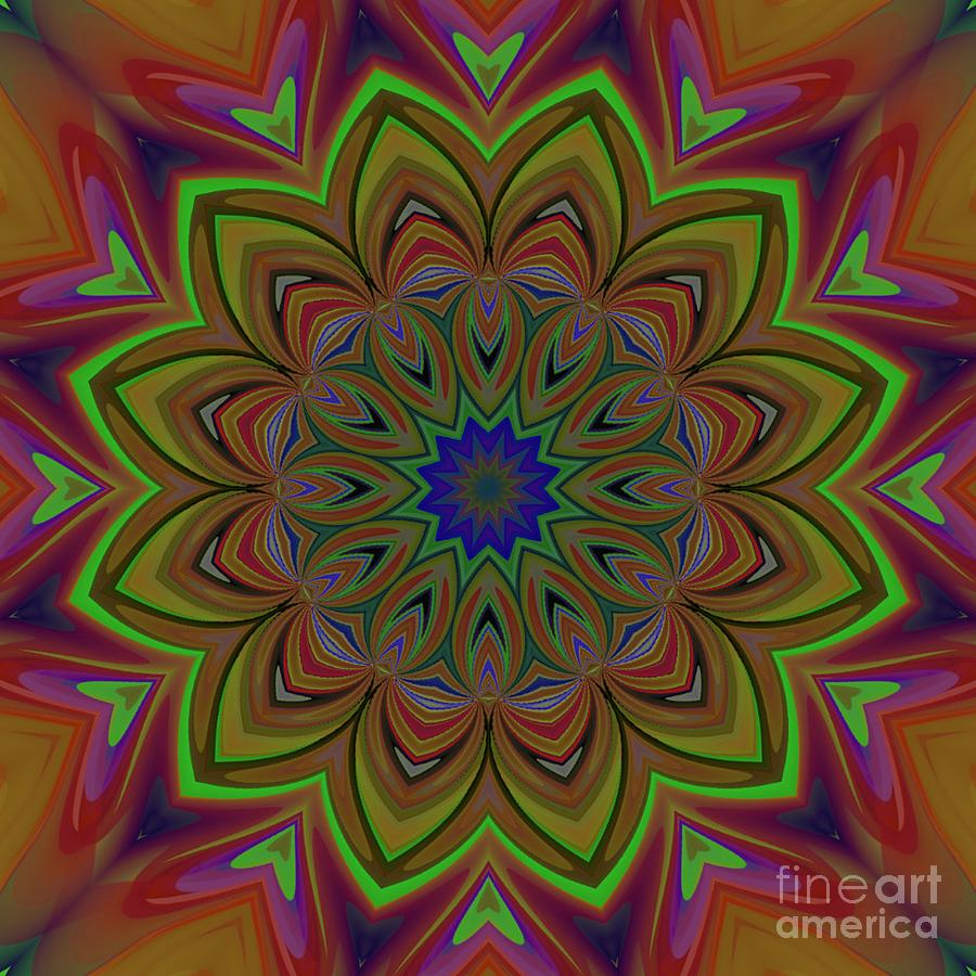 Symmetry 1110 Mandala Inspired Creation Digital Art