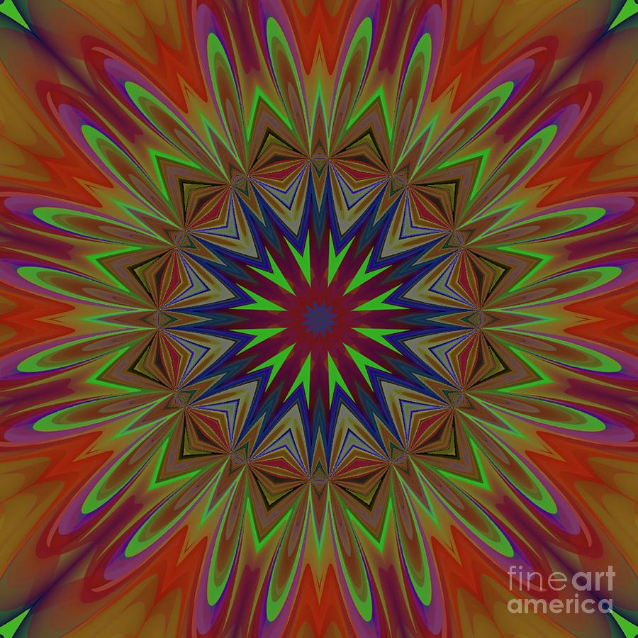 Symmetry 1114 Mandala Inspired Creation Digital Art