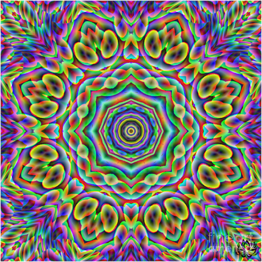 Symmetry 1119 Mandala Inspired Creation Digital Art
