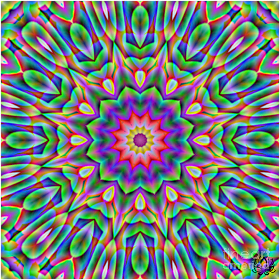 Symmetry 1123 Mandala Inspired Creation Digital Art