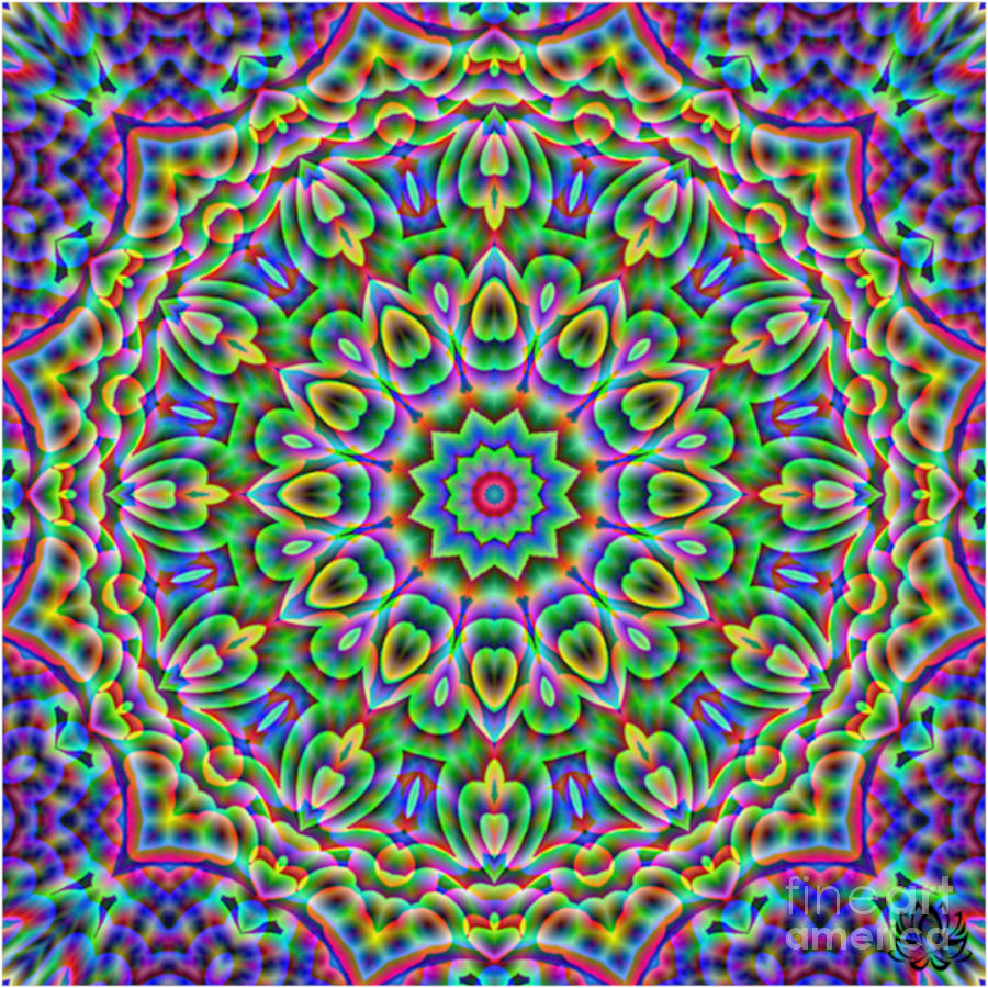 Symmetry 1128 Mandala Inspired Creation Digital Art
