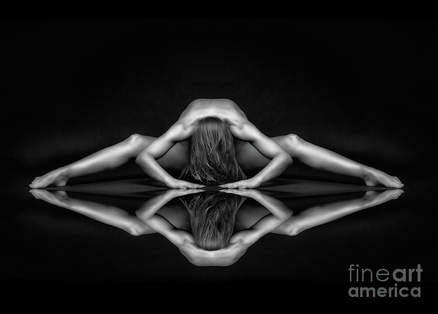 Black And White Photograph - Symmetry II by David Naman