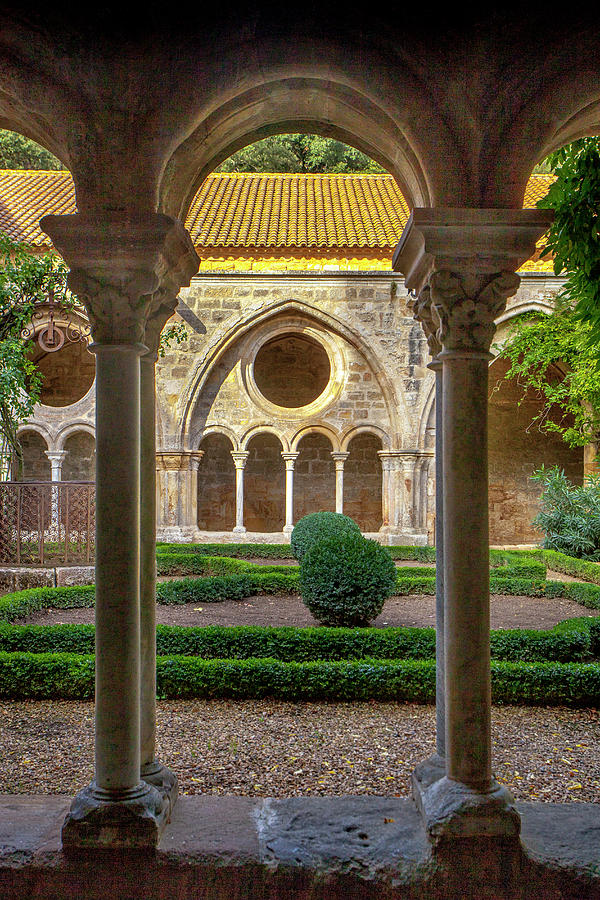 Symmetry in the Cloister Photograph by W Chris Fooshee