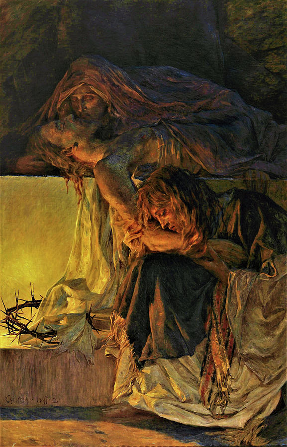 Jesus Christ Painting - Sympathy - Digital Remastered Edition by Bela Cikos Sesija