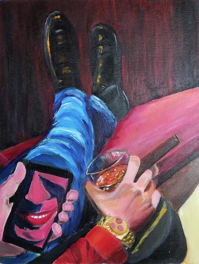Keith Richards Painting - Sympathy for the Devil by Geeta Yerra