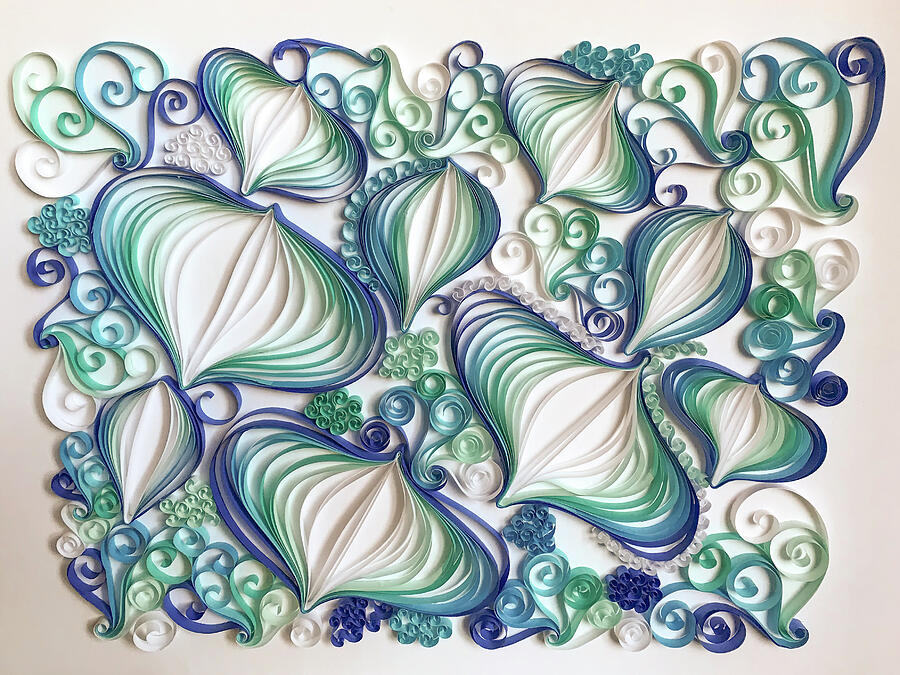 Symphony In The Sea  2381 Mixed Media by Karen Celella