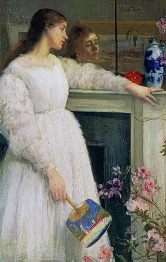 James Mcneill Whistler Painting - Symphony in White no 2, The Little White Girl by James McNeill Whistler