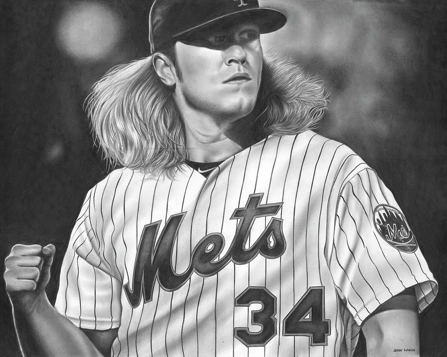 Syndergaard Drawing by Jerry Winick