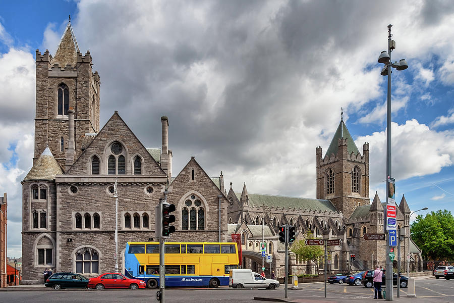Synod Hall And Christ Church Cathedral In Dublin Photograph by Artur Bogacki