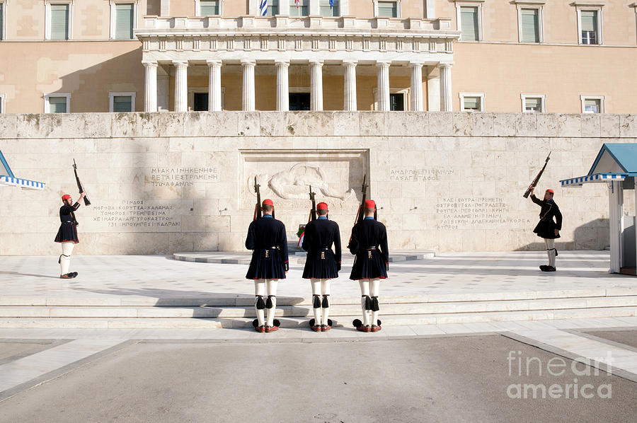 Syntagma Square, Athens, Parliament v1 Photograph by Ilan Rosen