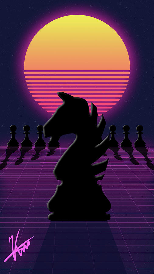 chess knight silhouette