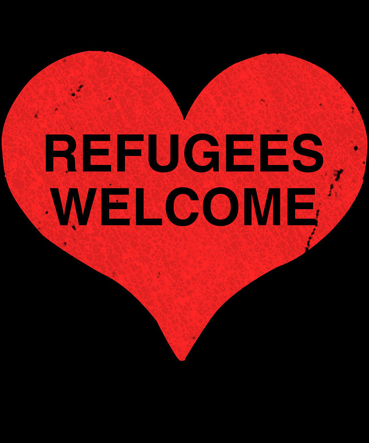 Syrian Refugees Welcome In The Us Digital Art by Flippin Sweet Gear