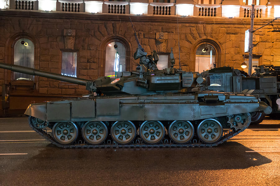 T-90 tank, a Russian battle tank of third generation, Moscow, Russia Photograph by Vyacheslav Argenberg