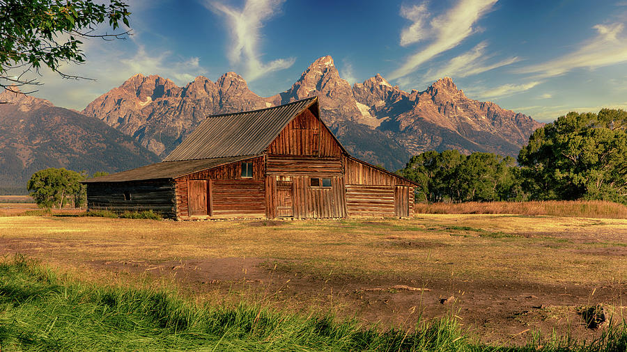 T. A. Moulton Barn and Grand Teton Photograph by Stephen Stookey - Pixels