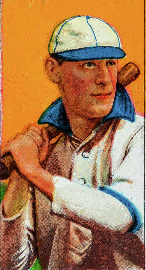T American Beauty No Frame Kaiser Wilhelm Baseball Game Cards Oil Painting Painting