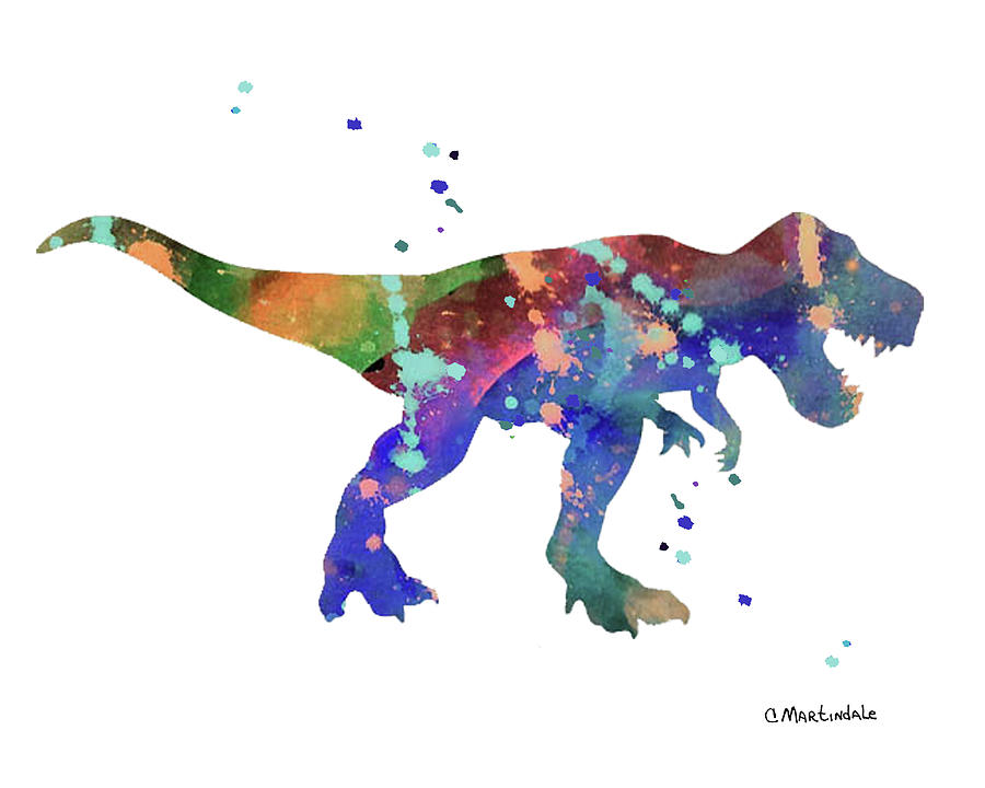 t rex painting