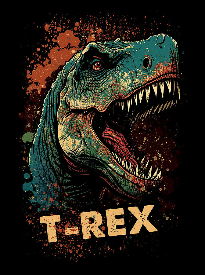 T-Rex Digital Art by Julio Cesar - Fine Art America