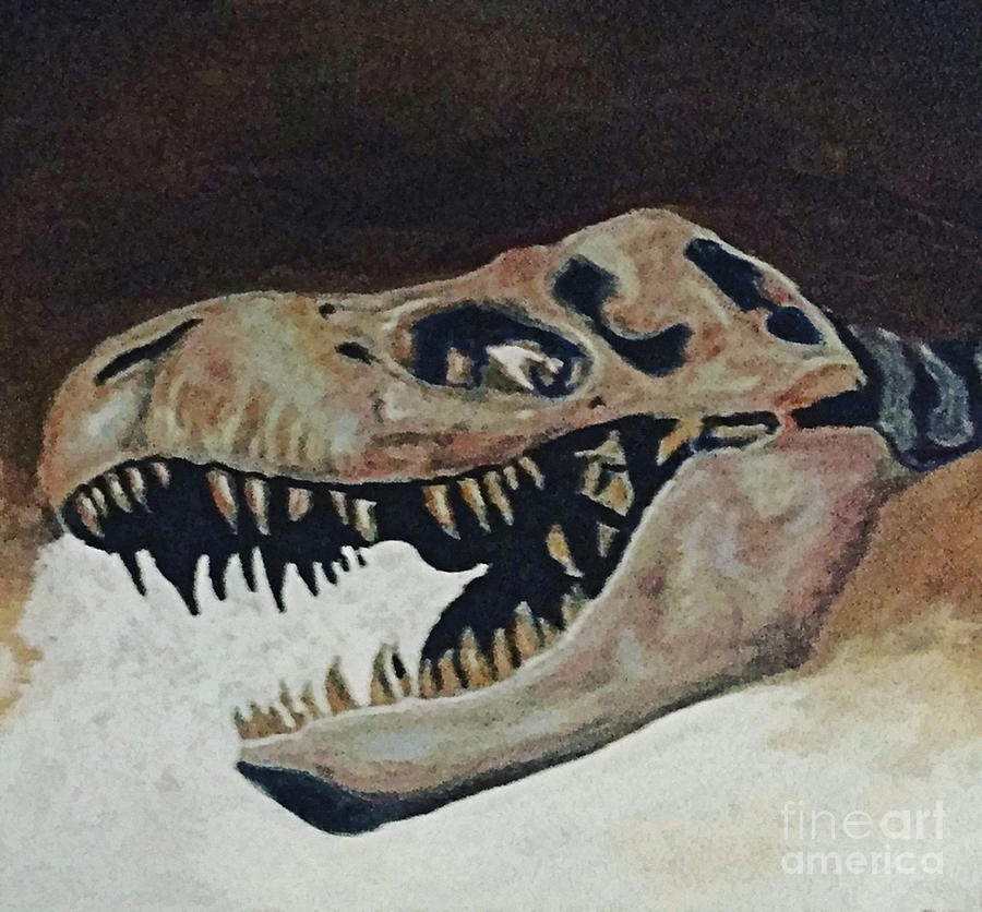 T Rex Painting