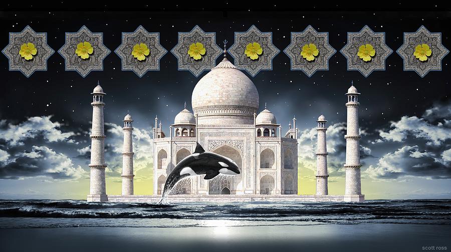 Taj Digital Art by Scott Ross