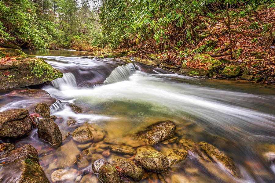 Water In Motion Photograph by Ed Newell