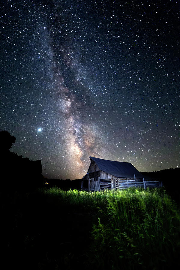 Teton Nightlight Photograph by Bryan Moore