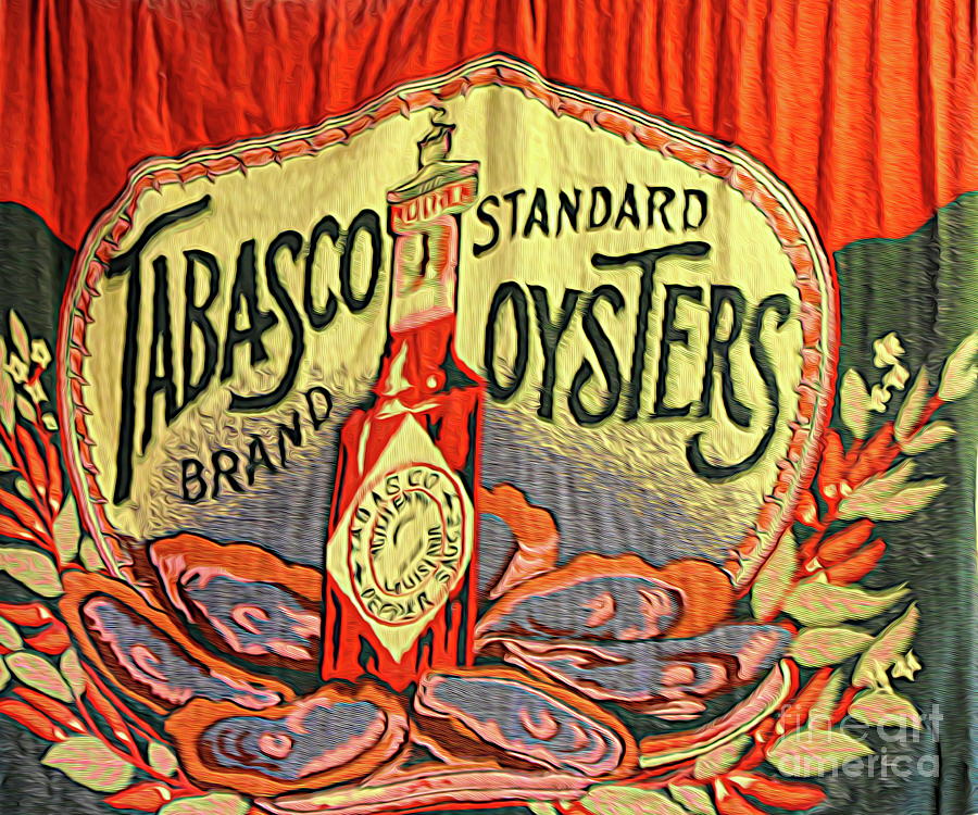 Tabasco Brand Standard Oysters Display  Photograph by Chuck Kuhn