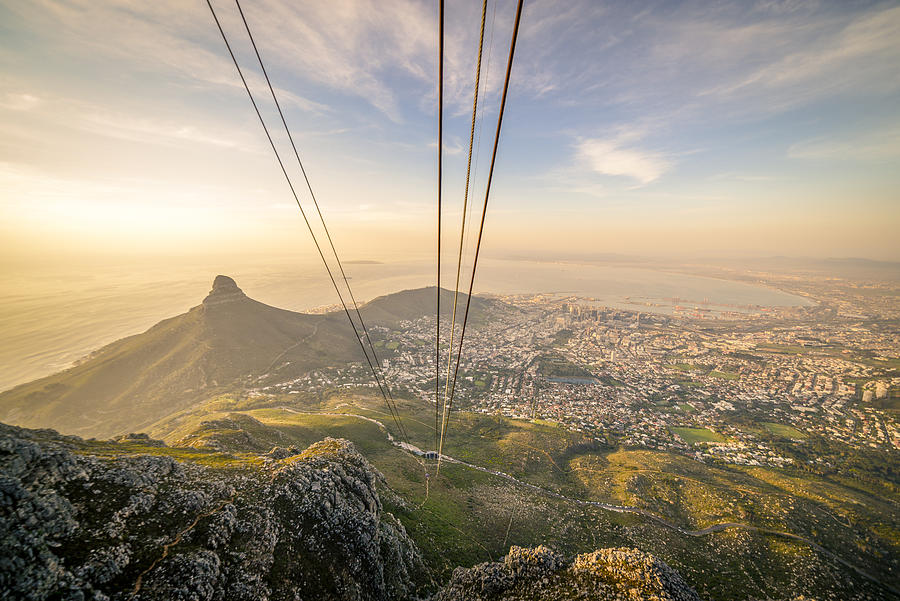 Table Mountain Aerial Cableway in Cape Town Photograph by Chiara Salvadori