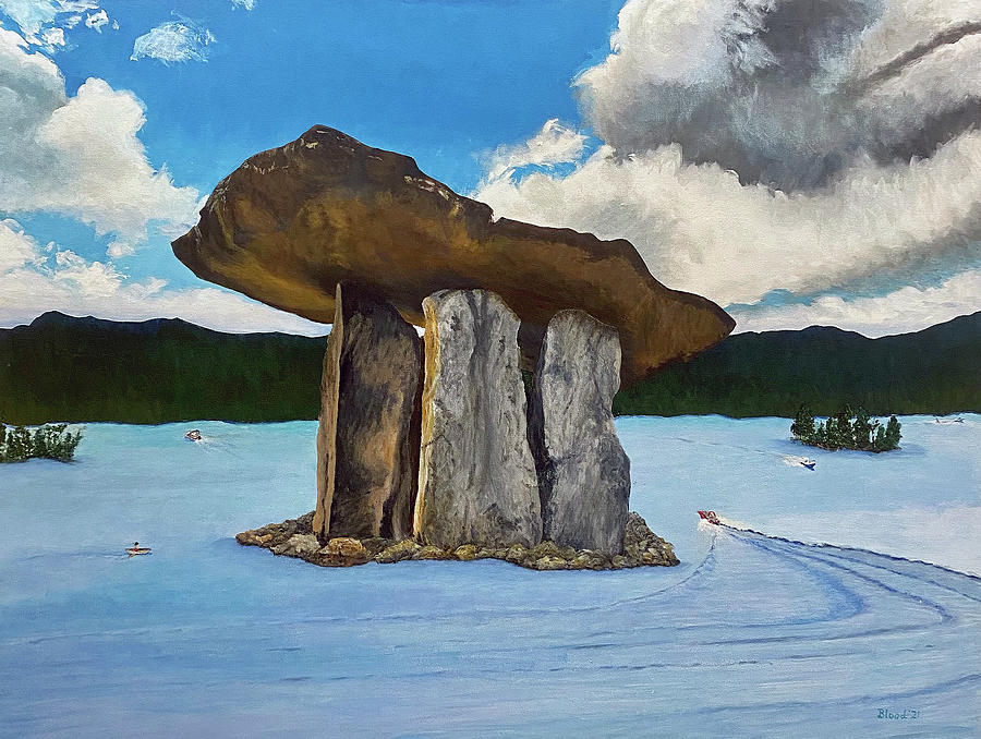 Table Rock Lake Painting by Thomas Blood