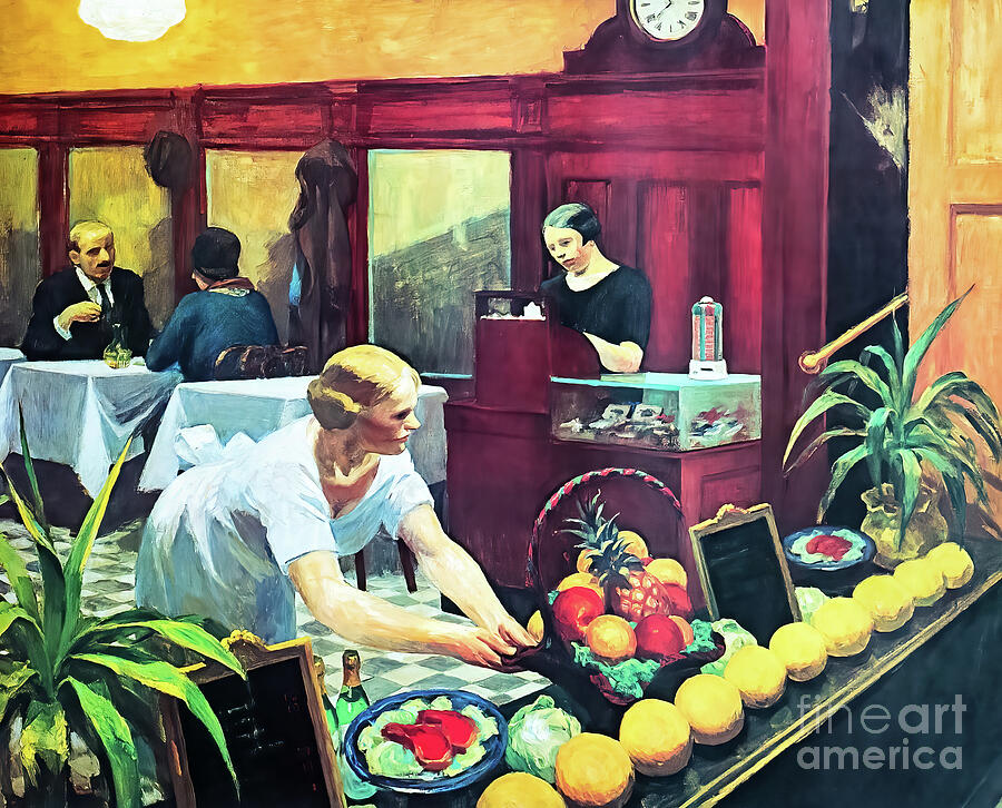 Tables for Ladies 1950 Painting by Edward Hopper - Fine Art America