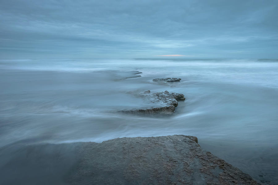 Tabletop Blue, Solana Beach Photograph by Alexander Kunz
