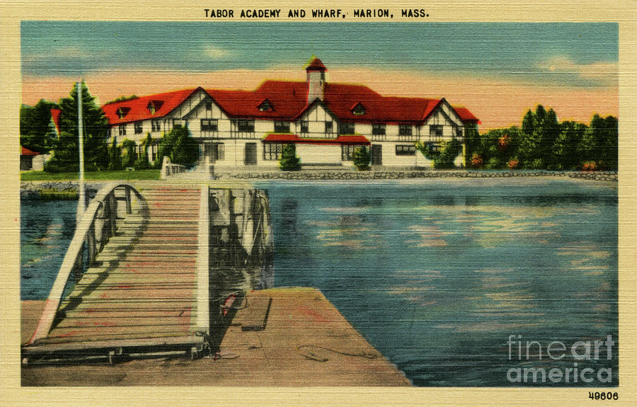 Tabor Academy and Wharf Marion MA Photograph by Aapshop