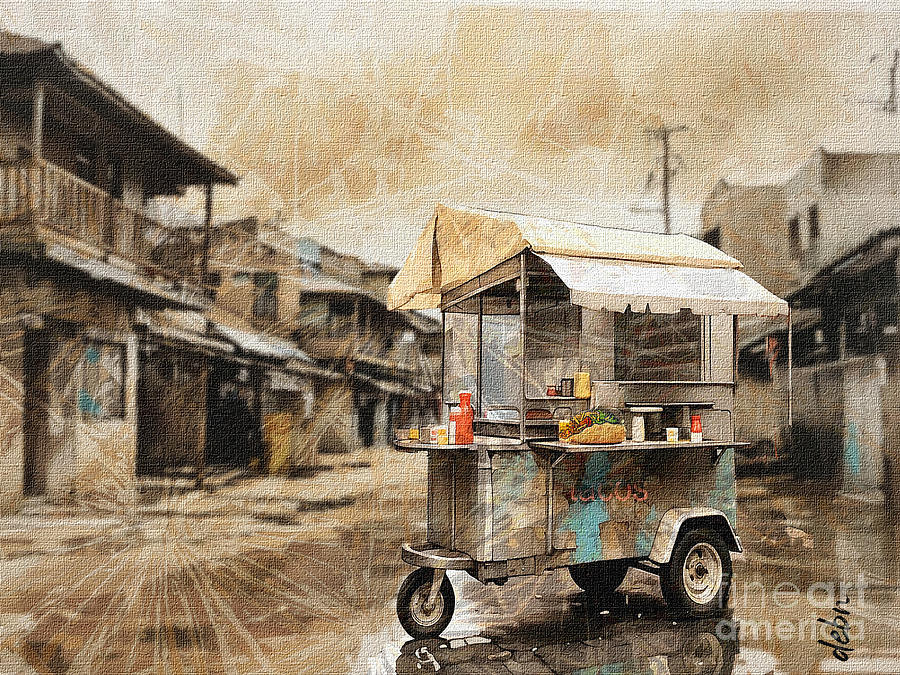 Taco Cart Digital Art by Deb Nakano