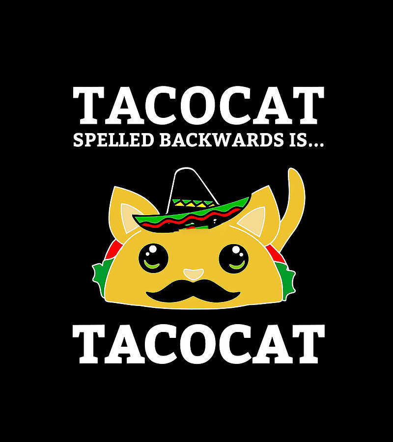 Taco cat Mexican Digital Art by Evan Wendel | Fine Art America