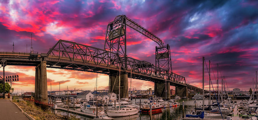 Tacoma 11th St. Bridge Photograph by Mike Penney