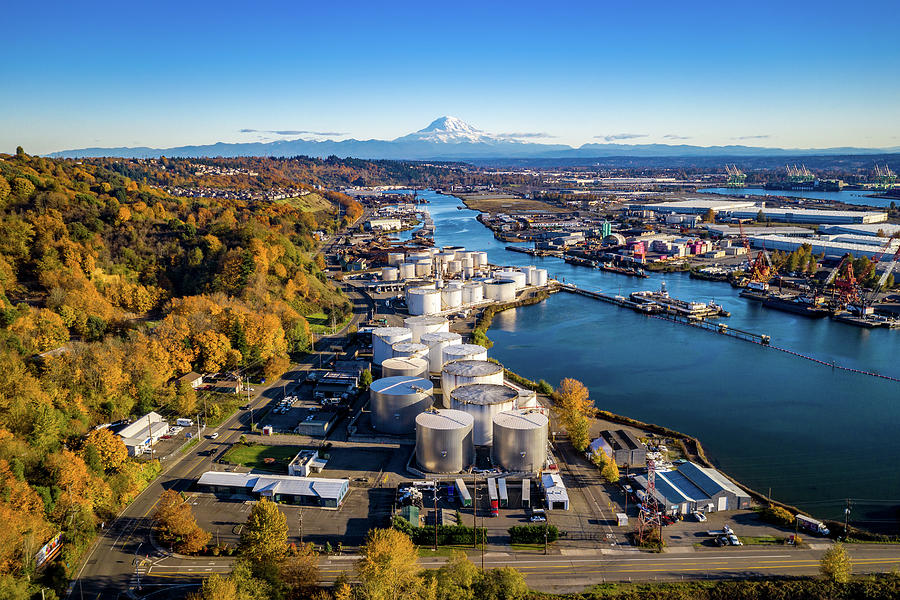 Tacoma Industry Photograph by Clinton Ward