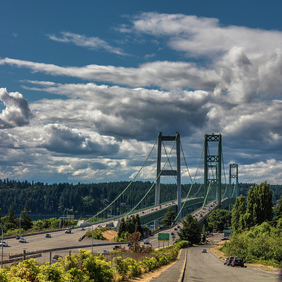 Tacoma narrows Photograph by Mike Penney