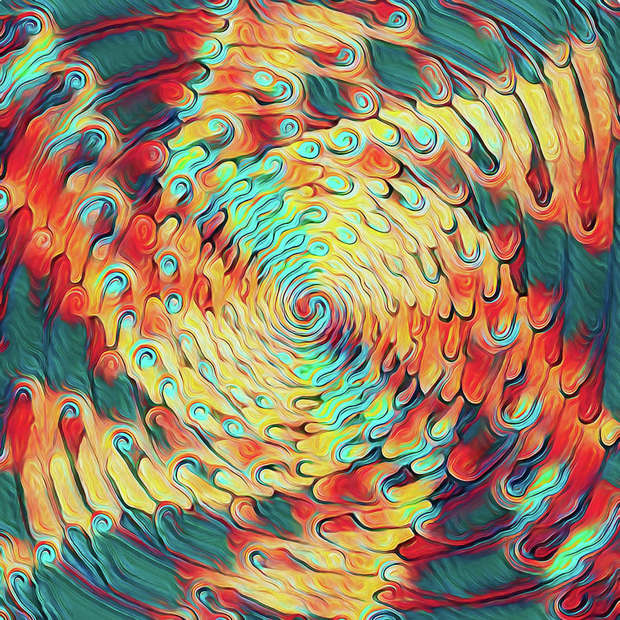 Tadpole Whirlpool ala Salvador Dali Digital Art by John Haldane