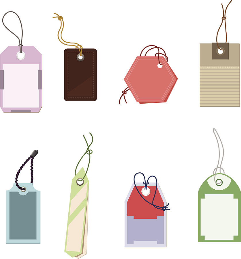 Tags or Price Tags Drawing by Abstractdesignlabs