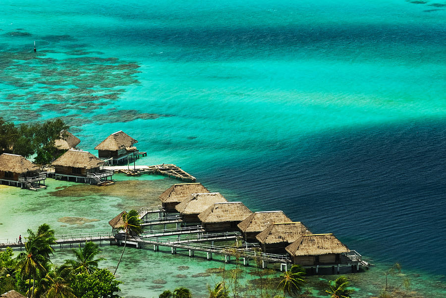 Tahiti Bora Bora Resort Photograph by Hank Sun (HankSun88)