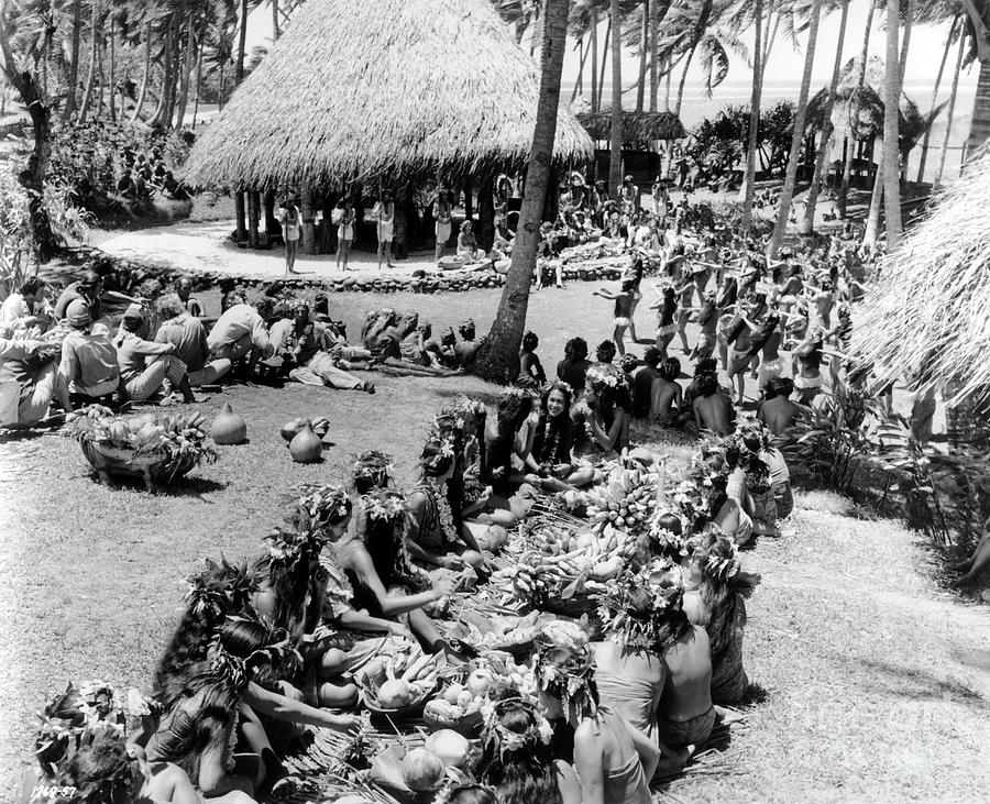 Tahitian Celebration - Mutiny on the Bounty Photograph by Sad Hill - Bizarre Los Angeles Archive