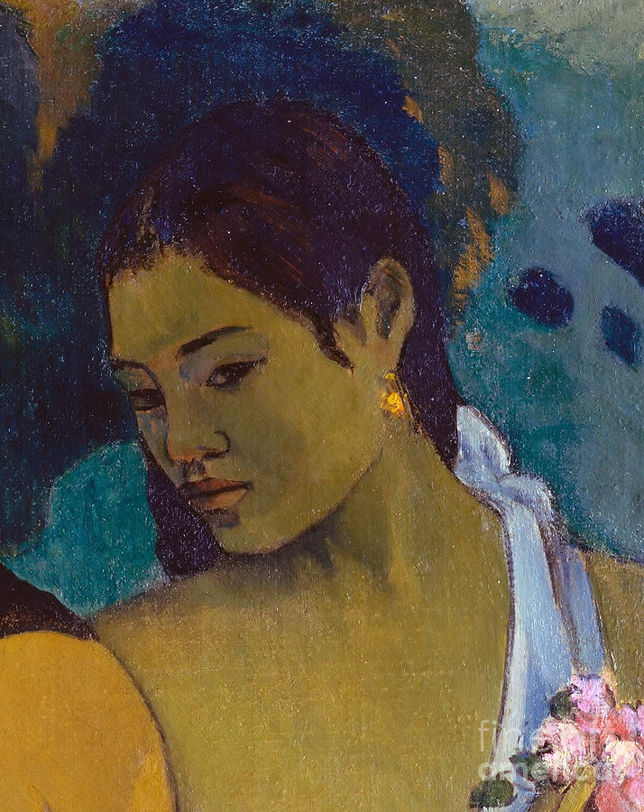 Tahitian Woman By Paul Gauguin Painting By Arkitekta Art Fine Art America   Tahitian Woman By Paul Gauguin Arkitekta Art 