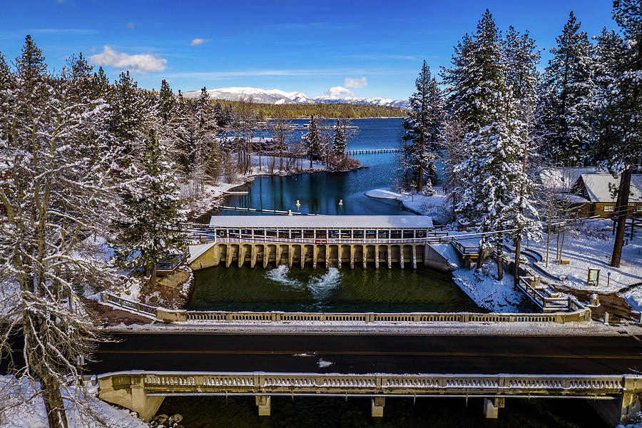 Tahoe City Dam 2 Photograph by Clinton Ward