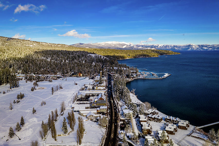 Tahoe City Town Photograph by Clinton Ward