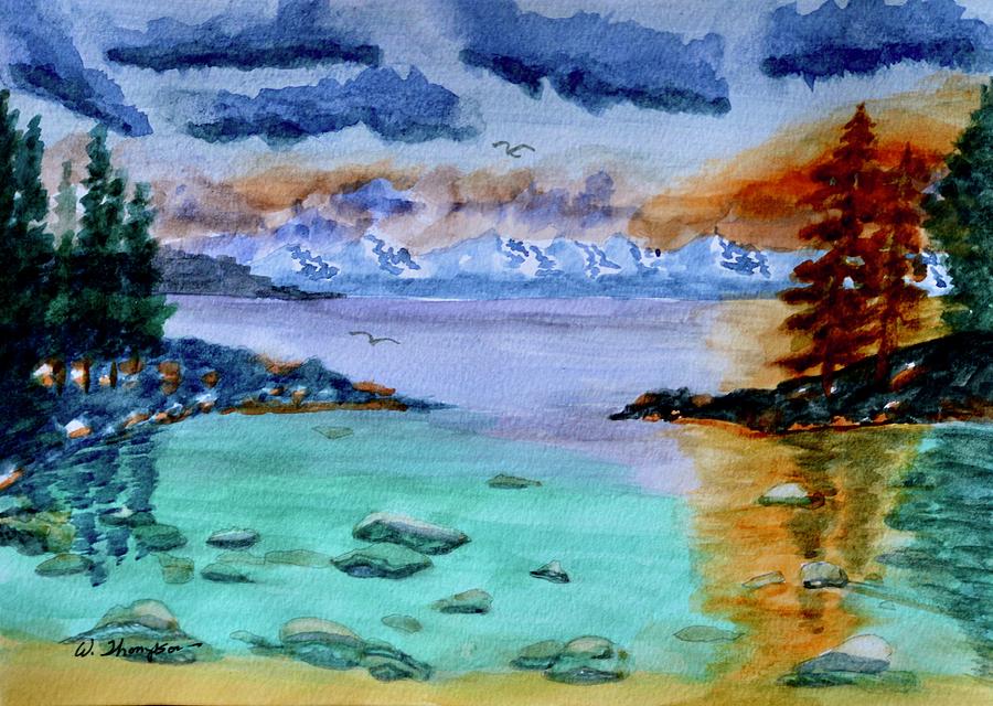 Tahoe Color 2 Painting by Warren Thompson