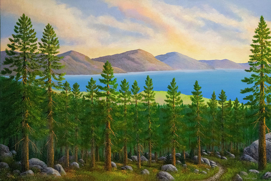 Nature Painting - Tahoe Dreams by Frank Wilson