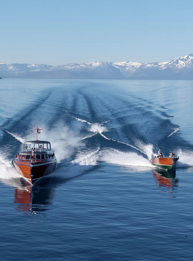 Tahoe Hackercraft Runabouts Photograph by Steven Lapkin