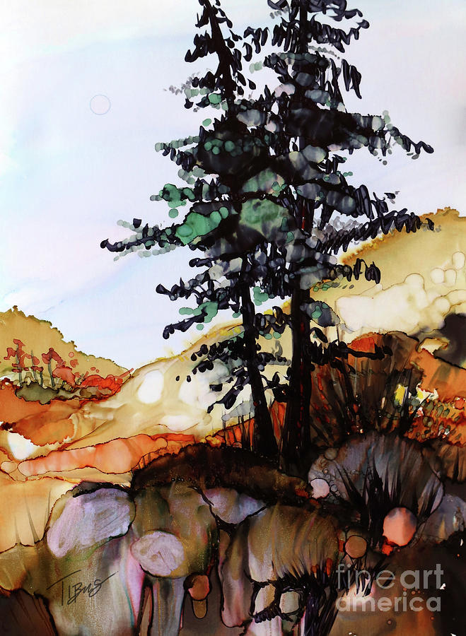 Tahoe Painting by Julie Tibus