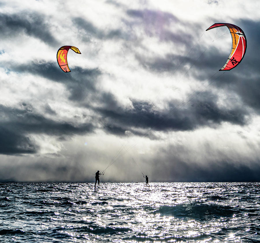 Tahoe Kites Photograph by Martin Gollery