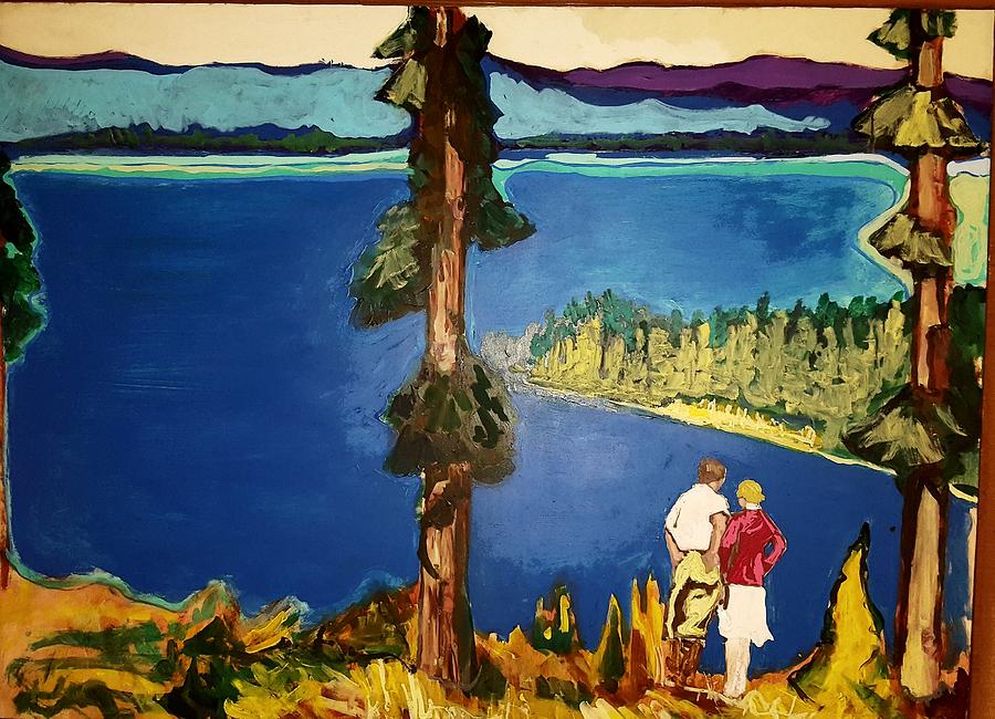 Tahoe Painting by Kurt Hausmann